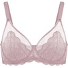 image:imageHSIA Minimizer Bras for Women Large Bust Full Coverage Lace Plus Size Bra  Mermaid ScalesBrown Purple