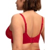 image:imageHSIA Minimizer Bras for Women Large Bust Full Coverage Lace Plus Size Bra  Mermaid ScalesCoral Red