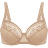 image:imageHSIA Minimizer Bras for Women Large Bust Full Coverage Lace Plus Size Bra  Mermaid ScalesDark Beige