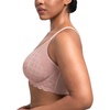 image:imageHSIA Minimizer Bras for Women Large Bust Full Coverage Lace Plus Size Bra  Mermaid ScalesDark Pink