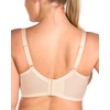 image:imageHSIA Minimizer Bras for Women Large Bust Full Coverage Lace Plus Size Bra  Mermaid ScalesLight Beige