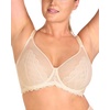 image:imageHSIA Minimizer Bras for Women Large Bust Full Coverage Lace Plus Size Bra  Mermaid ScalesLight Beige