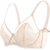 image:imageHSIA Minimizer Bras for Women Large Bust Full Coverage Lace Plus Size Bra  Mermaid ScalesLight Pink