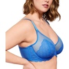image:imageHSIA Minimizer Bras for Women Large Bust Full Coverage Lace Plus Size Bra  Mermaid ScalesMarine Blue