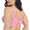 image:imageHSIA Minimizer Bras for Women Large Bust Full Coverage Lace Plus Size Bra  Mermaid ScalesMedium Pink