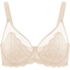 image:imageHSIA Minimizer Bras for Women Large Bust Full Coverage Lace Plus Size Bra  Mermaid ScalesNatural Nude