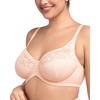image:imageHSIA Minimizer Bras for Women Large Bust Full Coverage Lace Plus Size Bra  Mermaid ScalesRose Cloud