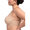 image:imageHSIA Minimizer Bras for Women Large Bust Full Coverage Lace Plus Size Bra  Mermaid ScalesSoft Beige