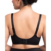 image:imageHSIA Minimizer Bras for Women Large Bust Full Coverage Lace Plus Size Bra  Mermaid ScalesSoft Black