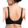 image:imageHSIA Minimizer Bras for Women Plus Size Full Coverage Unlined T Shirt Bra Seamless Underwire Cool Comfort Daily BrasBlack