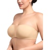 image:imageHSIA Strapless Bra for Big Bust Women AntiSlip Full Coverage Bandeau Plus Size Fiery Bra Underwire Support for Large Breast Beige
