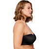 image:imageHSIA Strapless Bras for Women Bella Convertible Minimizer Bra for Large Bust Unlined Underwire Balconette Bras Black 40D