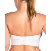 image:imageHSIA Strapless Bras for Women Longline Corset for Large Bust Plus Size Supportive Bustier Minimizer Convertible BandeauBeige Classic