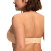 image:imageHSIA Strapless Bras for Women Longline Corset for Large Bust Plus Size Supportive Bustier Minimizer Convertible BandeauBeige Tone
