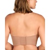 image:imageHSIA Strapless Bras for Women Longline Corset for Large Bust Plus Size Supportive Bustier Minimizer Convertible BandeauDark Beige