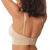 image:imageHSIA Strapless Bras for Women Longline Corset for Large Bust Plus Size Supportive Bustier Minimizer Convertible BandeauLace Natural Nude Style
