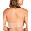 image:imageHSIA Strapless Bras for Women Longline Corset for Large Bust Plus Size Supportive Bustier Minimizer Convertible BandeauNatural Nude