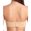 image:imageHSIA Strapless Bras for Women Push Up Seamless Underwire Padded Balconette Demi Convertible Bra for Small BustsBeige