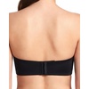 image:imageHSIA Strapless Bras for Women Push Up Seamless Underwire Padded Balconette Demi Convertible Bra for Small BustsBlack