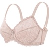 image:imageHSIA Underwire Minimizer Bra Womens Unlined Plus Size Bra Full Bust Sheer Bra Sexy Lace Unpadded Bra 34C44DDD