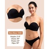 image:imageHSIA Wireless Tshirt Bras for Women Push Up Seamless Full Coverage Bralette No Wire Everyday Comfort BraBlack
