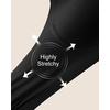 image:imageHSIA Wireless Tshirt Bras for Women Push Up Seamless Full Coverage Bralette No Wire Everyday Comfort BraDark Black