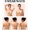 image:imageHSIA Wireless Tshirt Bras for Women Push Up Seamless Full Coverage Bralette No Wire Everyday Comfort BraLight Beige