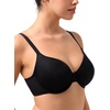 image:imageHSIA Wireless Tshirt Bras for Women Push Up Seamless Full Coverage Bralette No Wire Everyday Comfort BraLight Black