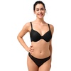 image:imageHSIA Wireless Tshirt Bras for Women Push Up Seamless Full Coverage Bralette No Wire Everyday Comfort BraLight Black