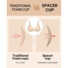 image:imageHSIA Wireless Tshirt Bras for Women Push Up Seamless Full Coverage Bralette No Wire Everyday Comfort BraWarm Beige