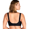 image:imageHSIA Womens Seamless Wireless Bras with Support and Lift No Underwire Supportive Bras with Back Smoothing Full Coverage Mesh BralettesBlack L