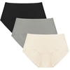 image:imageHSIA Womens Underwear Bikini Panties Lace Soft Hipster Panty Ladies Stretch Full Briefs 3XLBlackbeigegray