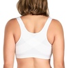 image:imageHSIA Womens Posture Minimizer Bra  Front Closure Bra for Women No Underwire Back Support Plus Size Full Coverage BraWhite