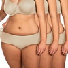 image:imageHSIA Womens Underwear Bikini Panties Lace Soft Hipster Panty Ladies Stretch Full Briefs 3XLBeige