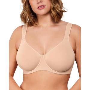 image:imageHSIA Bras for Women Minimizer Full Coverage Plus Size T Shirt Unlined Underwire Smooth Bra Seamless Cups Joan Ultimate SoftLight Beige