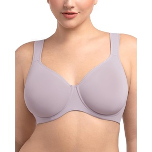 image:imageHSIA Bras for Women Minimizer Full Coverage Plus Size T Shirt Unlined Underwire Smooth Bra Seamless Cups Joan Ultimate SoftSmoky Mauve