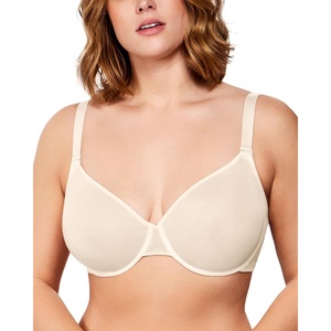 image:imageHSIA Minimizer Bras for Women Full Coverage Underwire Unlined Mesh Plus Size Convertible Bra for Big BustedApricot