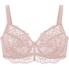 image:imageHSIA Minimizer Bra for Women  Plus Size Full Coverage Lace Bra with Underwire Non PaddedDark Pink