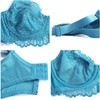 image:imageHSIA Minimizer Bra for Women  Plus Size Full Coverage Lace Bra with Underwire Non PaddedHorizon Blue