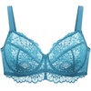 image:imageHSIA Minimizer Bra for Women  Plus Size Full Coverage Lace Bra with Underwire Non PaddedHorizon Blue