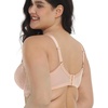 image:imageHSIA Minimizer Bra for Women  Plus Size Full Coverage Lace Bra with Underwire Non PaddedRose Cloud