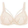 image:imageHSIA Minimizer Bras for Women Full Coverage Unlined Lace Sexy Plus Size Underwire Bra for Large BreastsApricot