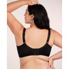 image:imageHSIA Minimizer Bras for Women Full Coverage Unlined Lace Sexy Plus Size Underwire Bra for Large BreastsBlack