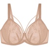 image:imageHSIA Minimizer Bras for Women Full Coverage Unlined Lace Sexy Plus Size Underwire Bra for Large BreastsChristmasdark Beige