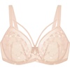 image:imageHSIA Minimizer Bras for Women Full Coverage Unlined Lace Sexy Plus Size Underwire Bra for Large BreastsChristmaslight Beige