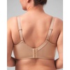 image:imageHSIA Minimizer Bras for Women Full Coverage Unlined Lace Sexy Plus Size Underwire Bra for Large BreastsWarm Beige
