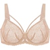 image:imageHSIA Minimizer Bras for Women Full Coverage Unlined Lace Sexy Plus Size Underwire Bra for Large BreastsWarm Beige
