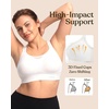image:imageHSIA Sports Bras for Women High Support Large Bust FlexCore Racerback Lined  Wireless Plus Size Bra with Sewn in PadsIncanus