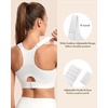 image:imageHSIA Sports Bras for Women High Support Large Bust FlexCore Racerback Lined  Wireless Plus Size Bra with Sewn in PadsIncanus