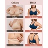 image:imageHSIA Minimizer Bras for Women Plus Size Full Coverage Coolcomfort T Shirt Unlined Bra with Underwire for Heavy BreastDeep Blue